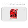 4 X 7 Aluminum License Plate  Thumbnail