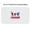 4 X 7 Aluminum License Plate  Thumbnail