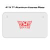 4 X 7 Aluminum License Plate  Thumbnail