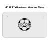 4 X 7 Aluminum License Plate  Thumbnail