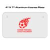 4 X 7 Aluminum License Plate  Thumbnail