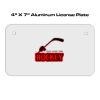 4 X 7 Aluminum License Plate  Thumbnail