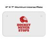 4 X 7 Aluminum License Plate  Thumbnail
