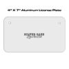 4 X 7 Aluminum License Plate  Thumbnail