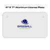4 X 7 Aluminum License Plate  Thumbnail