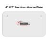 4 X 7 Aluminum License Plate  Thumbnail