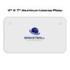 4 X 7 Aluminum License Plate  Thumbnail