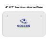 4 X 7 Aluminum License Plate  Thumbnail