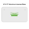 4 X 7 Aluminum License Plate  Thumbnail