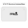4 X 7 Aluminum License Plate  Thumbnail