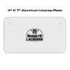 4 X 7 Aluminum License Plate  Thumbnail