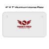 4 X 7 Aluminum License Plate  Thumbnail