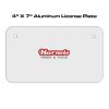 4 X 7 Aluminum License Plate  Thumbnail