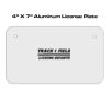 4 X 7 Aluminum License Plate  Thumbnail