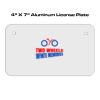 4 X 7 Aluminum License Plate  Thumbnail