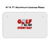4 X 7 Aluminum License Plate  Thumbnail