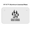 4 X 7 Aluminum License Plate  Thumbnail