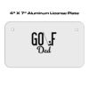 4 X 7 Aluminum License Plate  Thumbnail