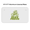 4 X 7 Aluminum License Plate  Thumbnail