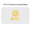 4 X 7 Aluminum License Plate  Thumbnail