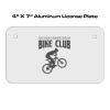 4 X 7 Aluminum License Plate  Thumbnail