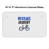 4 X 7 Aluminum License Plate  Thumbnail
