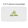 4 X 7 Aluminum License Plate  Thumbnail
