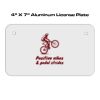 4 X 7 Aluminum License Plate  Thumbnail