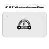 4 X 7 Aluminum License Plate  Thumbnail