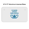 4 X 7 Aluminum License Plate  Thumbnail