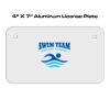 4 X 7 Aluminum License Plate  Thumbnail