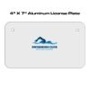 4 X 7 Aluminum License Plate  Thumbnail