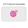 4 X 7 Aluminum License Plate  Thumbnail
