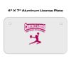 4 X 7 Aluminum License Plate  Thumbnail