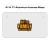 4 X 7 Aluminum License Plate  Thumbnail
