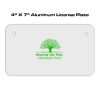 4 X 7 Aluminum License Plate  Thumbnail
