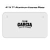 4 X 7 Aluminum License Plate  Thumbnail