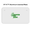 4 X 7 Aluminum License Plate  Thumbnail