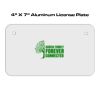 4 X 7 Aluminum License Plate  Thumbnail