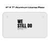 4 X 7 Aluminum License Plate  Thumbnail