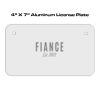 4 X 7 Aluminum License Plate  Thumbnail