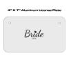 4 X 7 Aluminum License Plate  Thumbnail