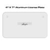 4 X 7 Aluminum License Plate  Thumbnail