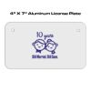 4 X 7 Aluminum License Plate  Thumbnail