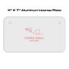 4 X 7 Aluminum License Plate  Thumbnail