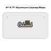 4 X 7 Aluminum License Plate  Thumbnail
