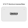 4 X 7 Aluminum License Plate  Thumbnail