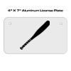 4 X 7 Aluminum License Plate  Thumbnail