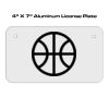 4 X 7 Aluminum License Plate  Thumbnail