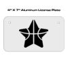 4 X 7 Aluminum License Plate  Thumbnail